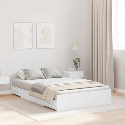 Immagine prodotto di Maison Exclusive - Struttura letto con contenitore Bianco 120 x 200 cm