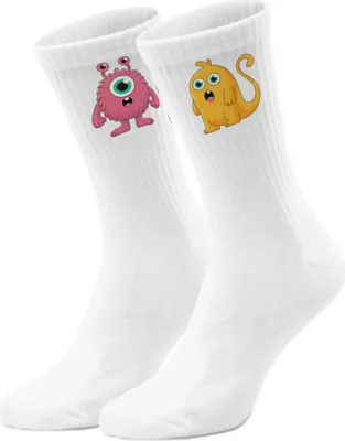 Produktbild von epicsocks Knuddelmonster Stauner Socken in 37-41 im Paar