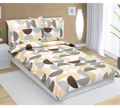 Immagine prodotto di Biancheria da letto in cotone - 140x200 cm. 70x90 - marrone