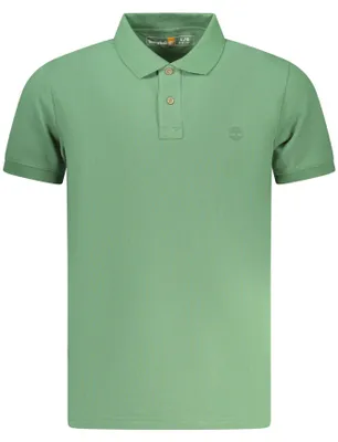 Produktbild von Herren Kurzarm-Poloshirt in Grün, Slim Fit mit Stickerei & Logo