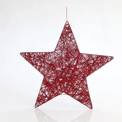 Obrázek produktu pro Eurolamp Závěsná hvězda, červená, 45 cm