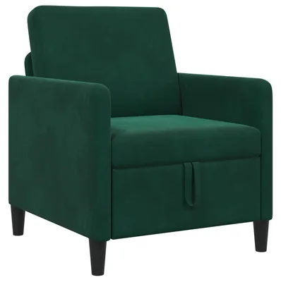 Obrázok produktu pre vidaXL Pohovka s úložným priestorom, tmavozelená, 72 x 78 x 87 cm, polyester