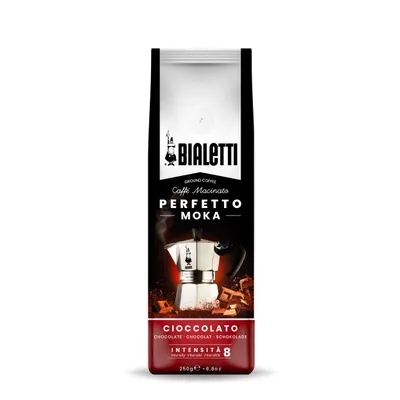 Obrázek produktu pro Bialetti Perfetto Moka Cioccolato, 250 g, Středně pražená, Taška