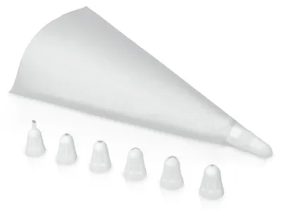 Image de Poche à douille jetable Metaltex avec 8 douilles