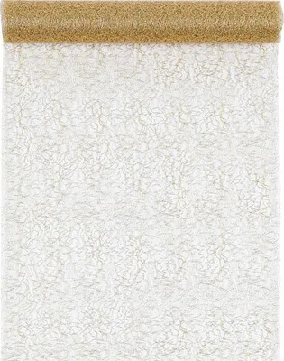 Produktbild von Tischläufer gold Netz Optik Vlies 5 Meter Rolle