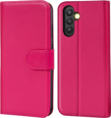 Produktbild von Conie Klapp Tasche für Samsung Galaxy A34 5G Kartenfach Rundumschutz Hülle in Pink