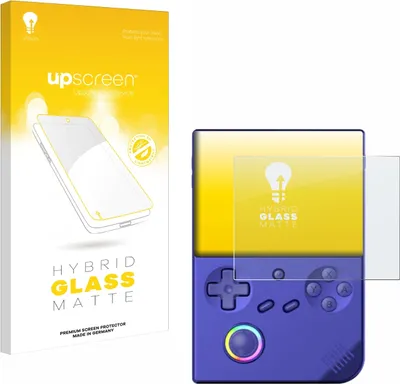 Produktbild von upscreen Entspiegelungs Schutzglas für Anbernic RG40XXV Schutzfolie Panzer Folie Glas Display Schutz matt