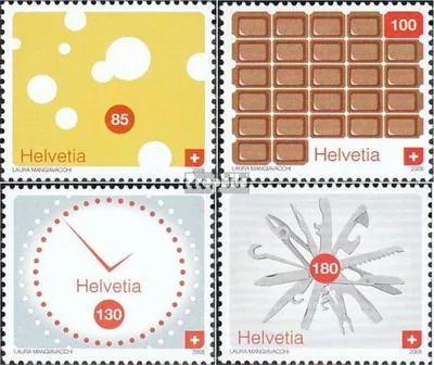 Produktbild von Briefmarken Schweiz 2008 Mi 2073-2076 (kompl.Ausg.) postfrisch Ausländischer Künstler Italien