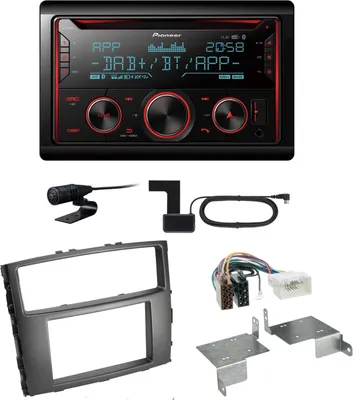 Produktbild von Pioneer FH-S820DAB USB Digitalradio MP3 Einbauset für Mitsubishi Pajero bis 2014