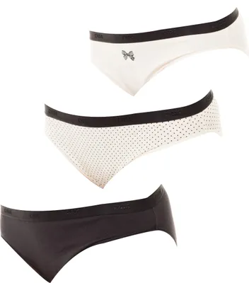 Produktbild von DIM 3er-Pack Slips aus Stretch-Baumwolle D4C17 für Damen