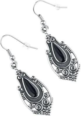 Produktbild von etNox Ohrring Damen Black Romantic silberfarben Standard
