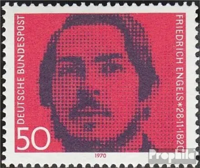 Produktbild von Briefmarken BRD (BR.Deutschland) 1970 Mi 657 (kompl.Ausgabe) postfrisch 150.Geburtstag von Engels