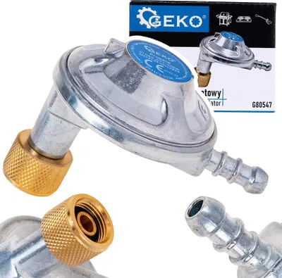Obrázek produktu pro GEKO Regulátor tlaku plynu, úhlový 37 mbar, 1,5 kg/h - G80547
