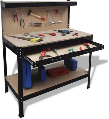 Produktbild von Werkbank Mit pegboard und schublade