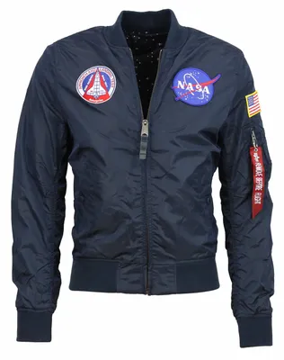 Produktbild von Alpha Industries Herren Bomberjacke MA-1 TT NASA Reversible II, Größe:S, Alpha Industries Farben:Rep.Blue
