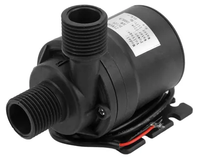 Image de Pompe à eau sans balais 12 V CC, silencieuse, 30 W, hauteur de refoulement de 8 m, pour les systèmes de circulation d'eau des fontaines domestiques