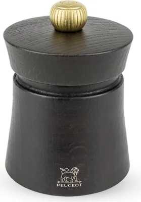 Produktbild von PEUGEOT Pfeffermühle BAYA 8cm Schoko Buchenholz Stahlmahlwerk Gewürzmühle