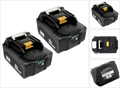 Produktbild von Dla Makita Battery Power Set 18V 2x akumulator 6,0Ah BL1850B ( 197280-8 ) podwójne pakiety