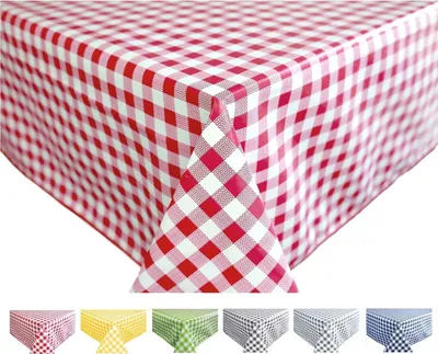Productafbeelding van Famanu tafelkleed, waterafstotend - luxueus en afwasbaar - rechthoekig, rood, 140 x 240 cm