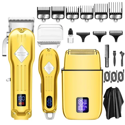 Productafbeelding van INF Professionele tondeuse en baardtrimmerset Goud