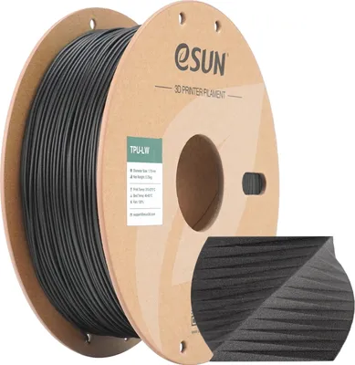 Immagine prodotto di filamento per stampante 3D eSUN TPU, diametro 1,75 mm, peso netto 750 g, nero