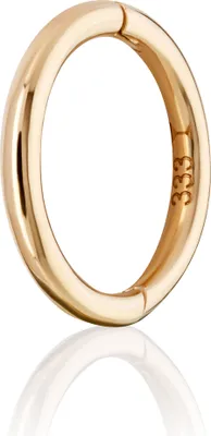 Produktbild von Einzel 9mm mini Klappcreole 333 Gelbgold 8 Karat Ohrring 1,0mm breite Ohrhänger