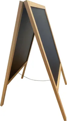 Produktbild von Exacompta Kundenstopper Schiefer Holz 53x90cm
