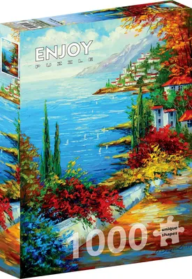 Produktbild von ENJOY Puzzle Stadt am Meer 1000 Teile