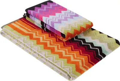 Obrázok produktu pre súprava 2 bavlnených uterákov Missoni Giacomo 115x70 cm 70x40 cm