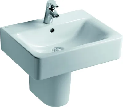 Produktbild von Ideal Standard Waschtisch CUBE CONNECT mit Überlauf 650 mm weiß
