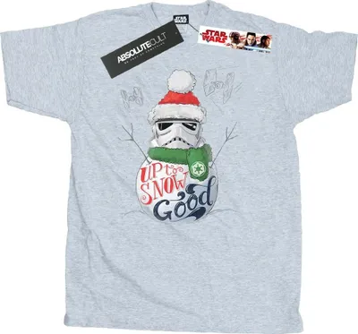 Produktbild von Star Wars - "Up To Snow Good" T-Shirt für Herren BI46449 (L) (Grau)