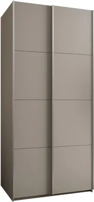 Produktbild von MEBLE KRYSPOL LUX 1 Kleiderschrank - 245,5x120x64cm - Kaschmir, Kaschmir, Silber