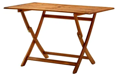 Produktbild von Klappbarer Gartentisch, 120x70x75 cm Massivholz Akazie