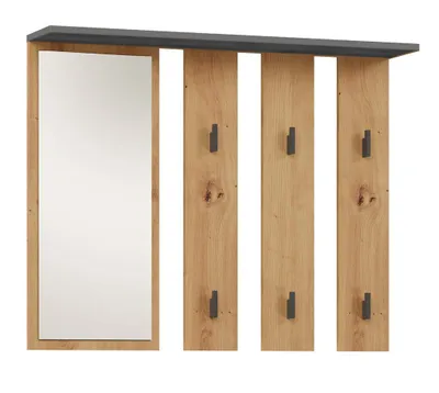Image de Porte-vêtements Topeshop PARMA WIESZAK ANT/AR, anthracite, chêne