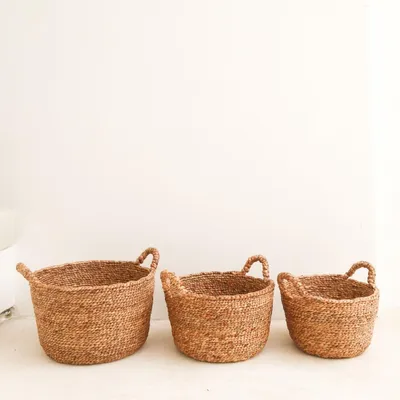 Produktbild von Soeji Korb SAMU aus Wasserhyazinthe, Größe S