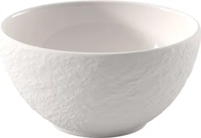 Zdjęcie produktu dla Villeroy & Boch Manufacture, Miska na płatki, Okrągły, Porcelana, Biały, 0,43 l, 14 cm