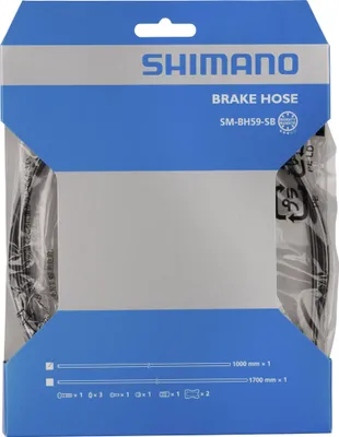 Produktbild von Shimano Shim.Bremsleitung Bh59Bl 1000Mm Sw Kuerzbar
