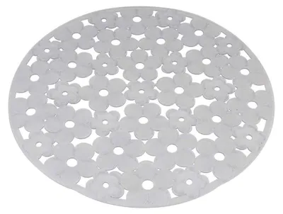 Platzset aus transparentem Kunststoff, 30 cm Durchmesser