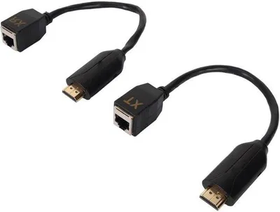 Obrázek produktu pro Síťový prodlužovač HDMI 1080p, 60 m, pro počítače, herní konzole a multimediální přehrávače.