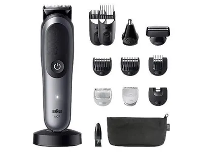 Image de Braun AIO7560, Noir, Gris, 0,5 mm, 2,1 cm, Universel, Batterie, 120 min