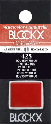 Produktbild von Blockx 3x Aquarellfarbe, Pyrrolrot - 1/2 Näpfchen 1,5ml - Pyrrolorot 41425BXC