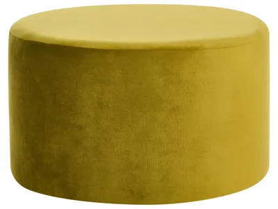 Zdjęcie produktu dla BELIANI Puf oliwkowy zielony welurowy 36 x 61 cm glamour