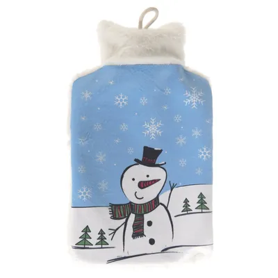 Produktbild von Wärmeflasche mit Schneemann-Motiv für Wärme und Entspannung