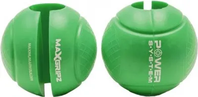 Imagen del producto de Power System: Barras de agarre para ejercicios, color verde