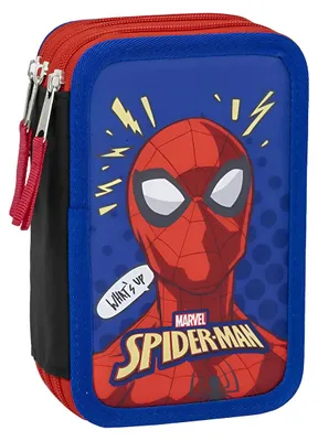 Produktbild von Cerdà 2700001257, Weiches Federmäppchen, Polyester, Mehrfarbig, Abbildung, Reißverschluss, Spiderman
