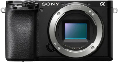 Produktbild von Sony α 6100, 24,2 MP, 6000 x 40000 Pixel, CMOS, 4K Ultra HD, Touchscreen, Schwarz