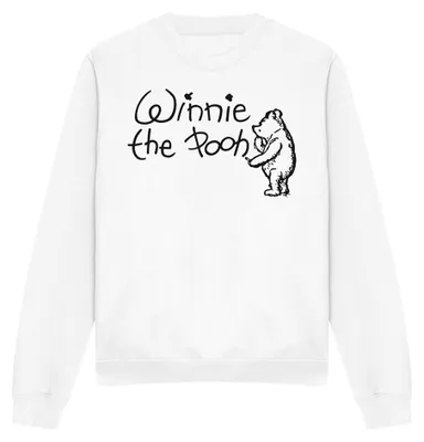 Imagen del producto de Sudadera "Clásica" de Winnie the Pooh, uni, para hombre/mujer, modelo TV41604 (Talla L), color blanco