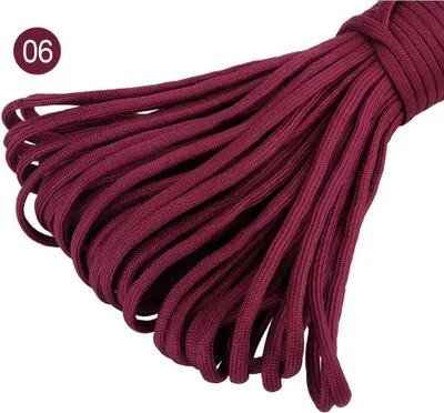 Produktbild von 15m Farbe-6 Wine MicroCord Paracord Schnüre Nylonleine 2 mm