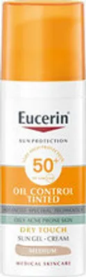 Produktbild von Eucerin Sun Oil Control tinted Creme Lsf 50+ mitt. 50 ml