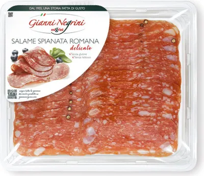 Produktbild von Salami Spianata Romana in Scheiben 110g - Gianni Negrini
